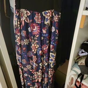 Colorful print pants